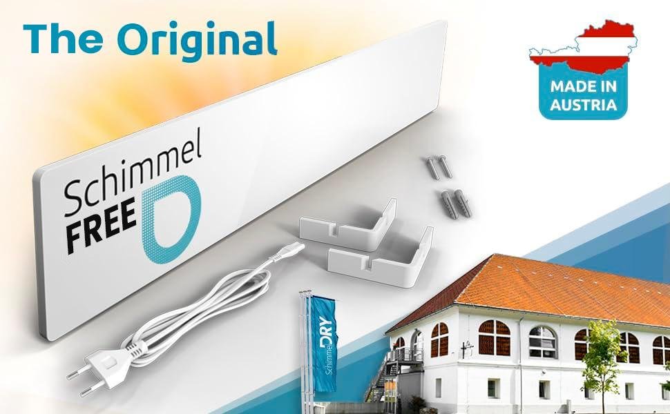 Mould Dry Set UK Plug - Mould Remover Wall Heating without Chemicals For Any Room
