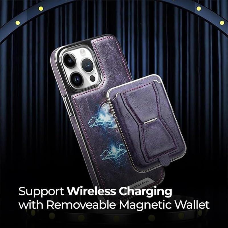 Limitless Leather iPhone Case with Detachable Card Holder and Stand