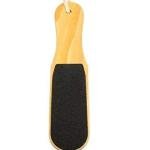 Pedicure Wooden Foot File Double-sided Callus Makeup Remover Pedicure File (Black)