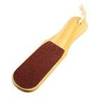 Pedicure Wooden Foot File Double-sided Callus Makeup Remover Pedicure File (Black)