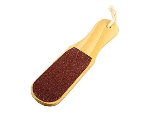 Pedicure Wooden Foot File Double-sided Callus Makeup Remover Pedicure File (Black)