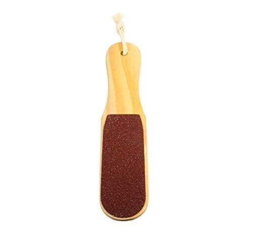 Pedicure Wooden Foot File Double-sided Callus Makeup Remover Pedicure File (Black)