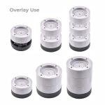Limitless Washing Machine Feet Pads, 4Pcs Anti Vibration Feet Pads Rubber Mat, Anti-Slip Washer Universal Washing Machine for Refrigerator, Furniture, Support Dampers, Stand