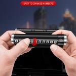 Limitless Multifunction Safety Hammer Car Temporary Parking Phone Number Plate Metal Car Phone Holder with Safety Tool