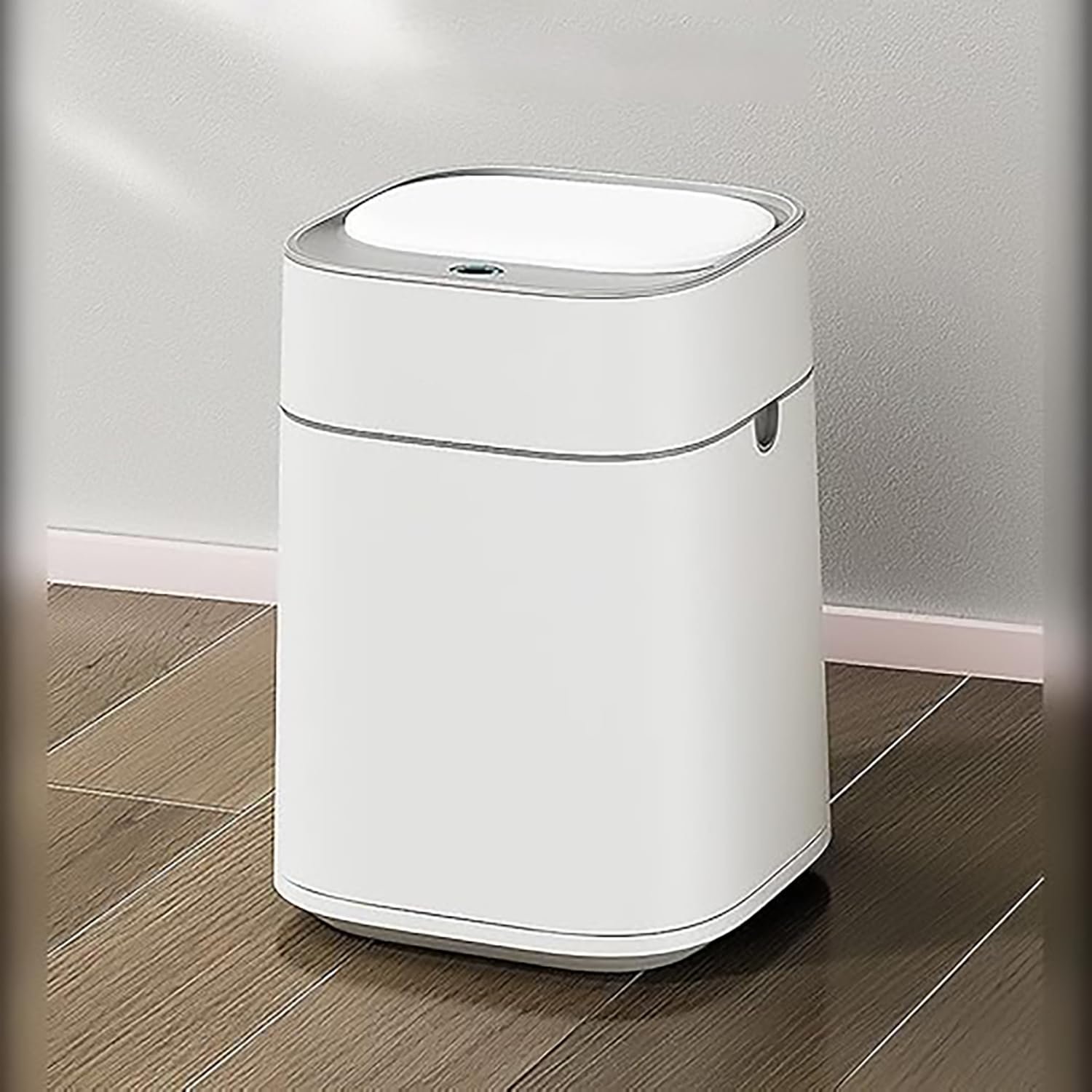 Limitless Automatic Adsorption Electronic Waste Bin, Smart Sensor, White Trash Bin, Touchless, Bathroom, Kitchen, Bedroom, 14L