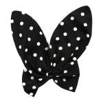 Limitless Printed Bow Strap Makeup, Headband For Women, Hairbands Cute Girls Hair Bands Ornament Hoops Fashion Hair Accessories Wool Roll Hairbands Lovely (Black)