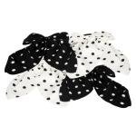 Limitless Printed Bow Strap Makeup, Headband For Women, Hairbands Cute Girls Hair Bands Ornament Hoops Fashion Hair Accessories Wool Roll Hairbands Lovely (Black)