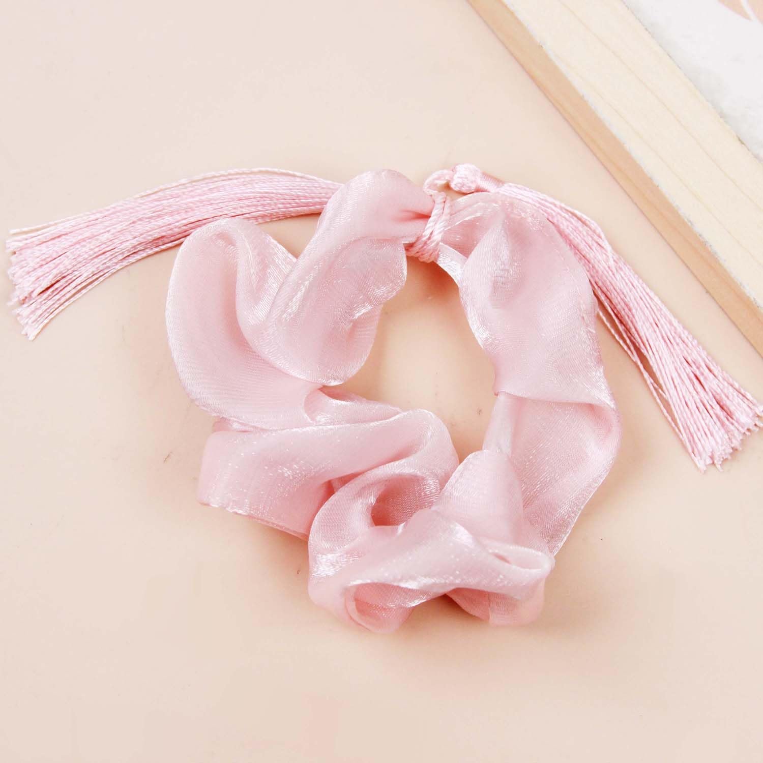 Limitless Hair Scrunchies Satin Scarf Hair Tie Elastic Bow Hair Bands Hair Ribbon