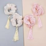 Limitless Hair Scrunchies Satin Scarf Hair Tie Elastic Bow Hair Bands Hair Ribbon