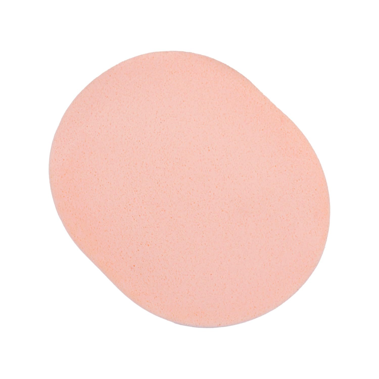2PC Face Wash Puff, Oil-Absorbing Sponge Cleansing Exfoliating Makeup Removal Orange