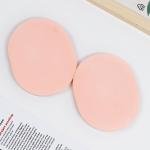 2PC Face Wash Puff, Oil-Absorbing Sponge Cleansing Exfoliating Makeup Removal Orange