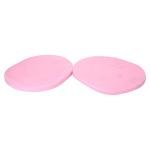 2PC Face Wash Puff, Oil-Absorbing Sponge Cleansing Exfoliating Makeup Removal Orange