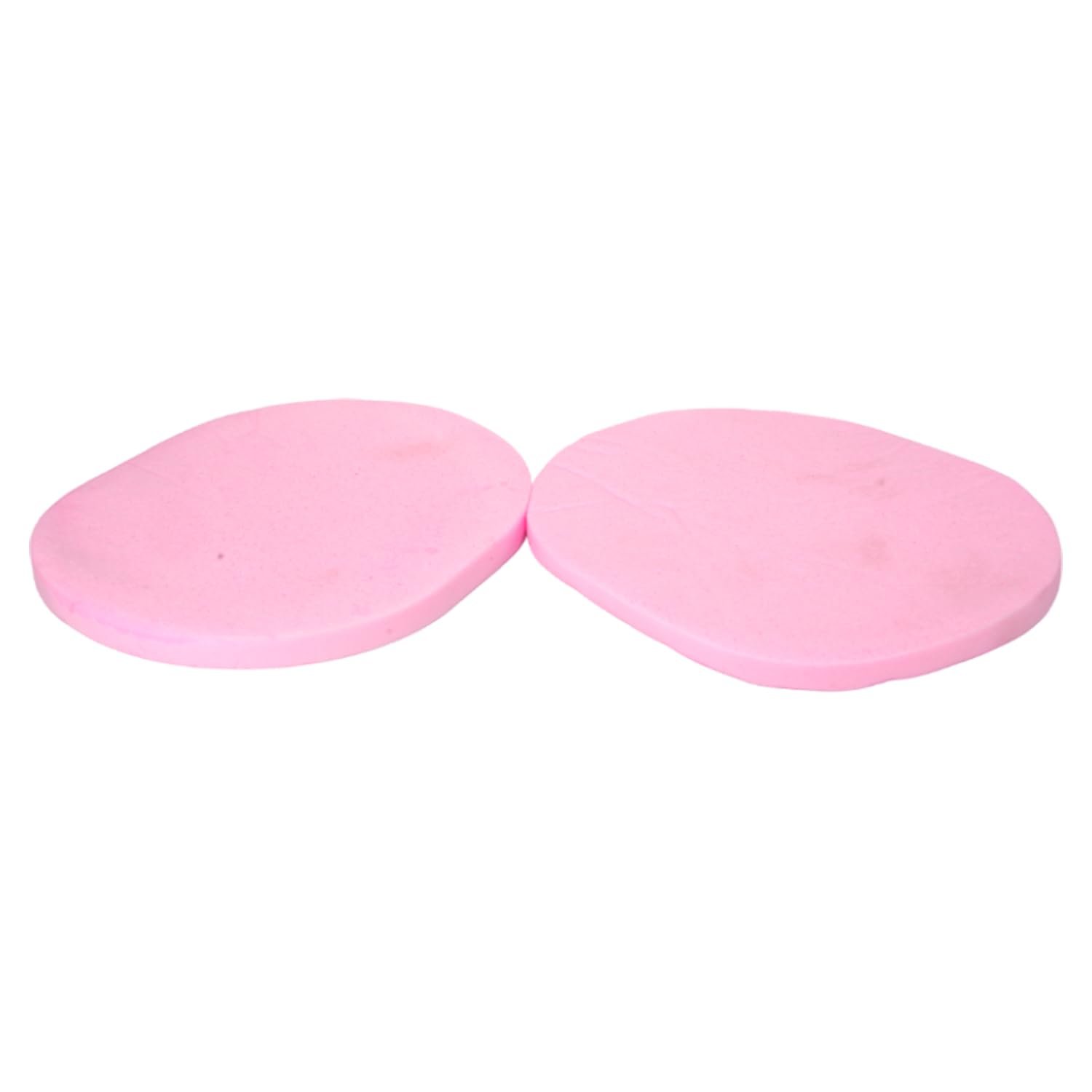 2PC Face Wash Puff, Oil-Absorbing Sponge Cleansing Exfoliating Makeup Removal Orange