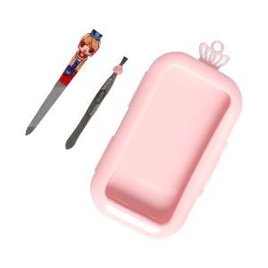 Limitless 2PC Nail File + Eyebrow Clip Tool Kit Portable Nail Clippers, Dead Pedicure Tool With Nail Clip Dead Removal Nail File Eyebrow Dead Removal Tool Nail, Assorted Color