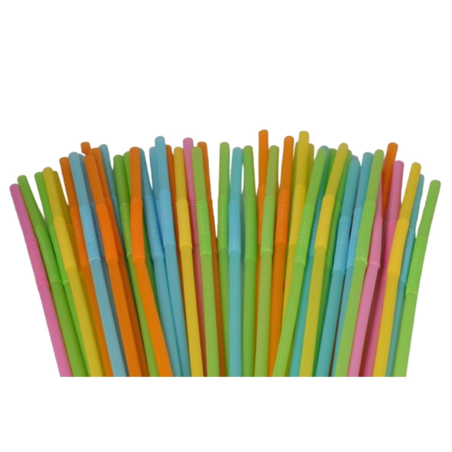 Limitless Drinking Plastic Straws Colorful Art Long Flexible Wedding Party Supplies Kitchen Flexible, Blendy, Colorful, Extra Long, Party, Kids, Plastic Straws 50 Pieces