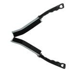 Limitless 2PCS Gap Cleaning Brush, Multifunctional Crevice Household Cleaning Brush Tools, Dead Hand-Held Groove Cleaning Brushes for Kitchen, Bathroom, Window Door Track, Black