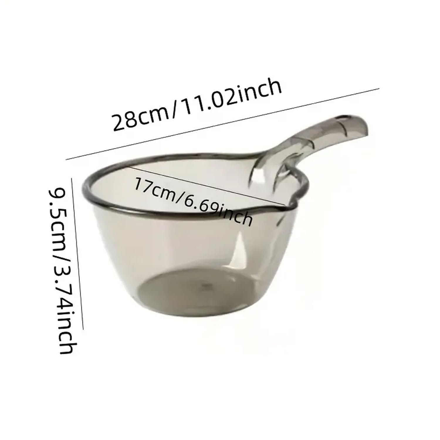 Limitless 2 Peace, Pet Food Shovel Transparent Feeding Scoop Multifunctional Cat Dog Food Measuring Spoon Pet Supplies Dog Food Measure Cup, Transparent