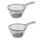 Limitless 2 Peace, Pet Food Shovel Transparent Feeding Scoop Multifunctional Cat Dog Food Measuring Spoon Pet Supplies Dog Food Measure Cup, Transparent