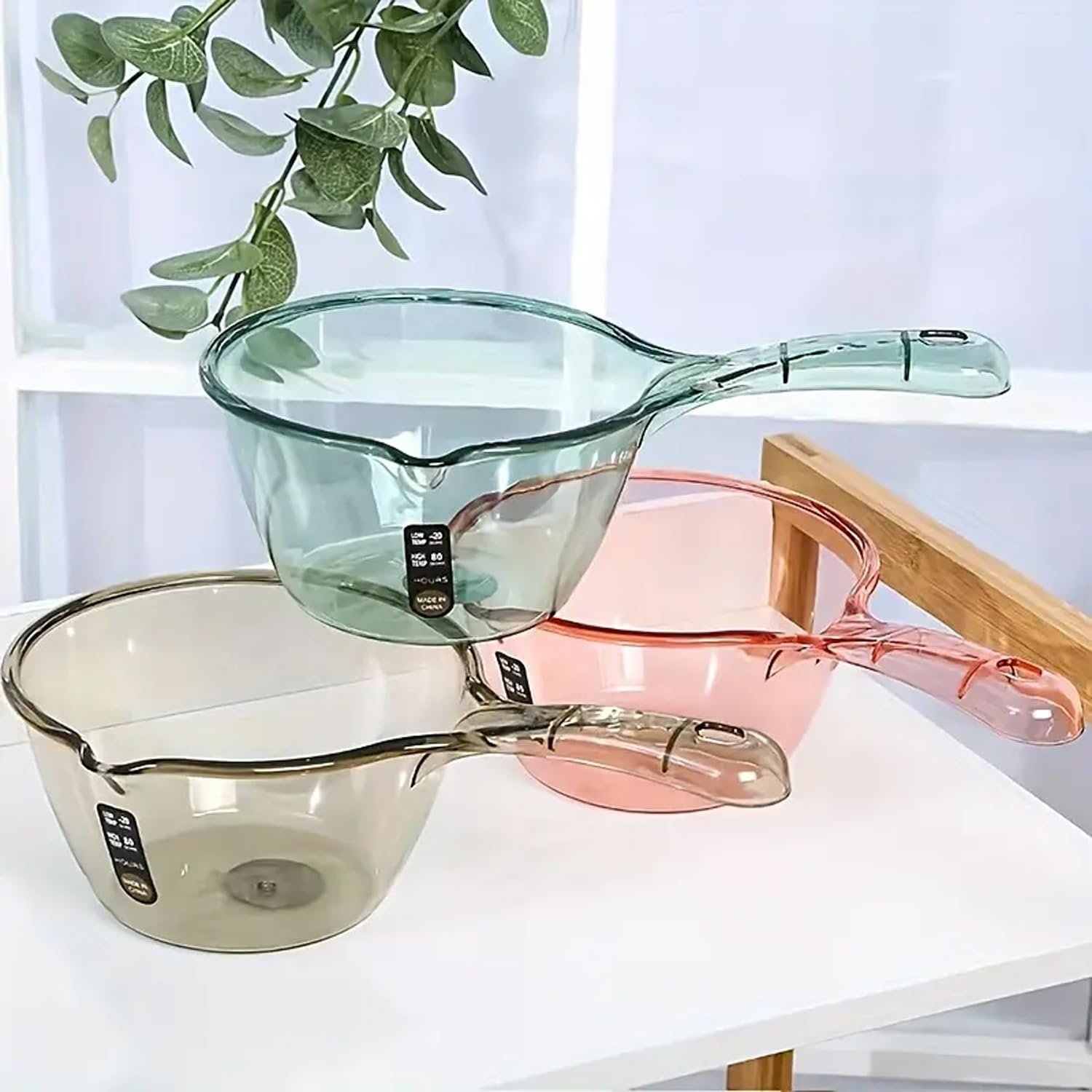 Limitless 2 Peace, Pet Food Shovel Transparent Feeding Scoop Multifunctional Cat Dog Food Measuring Spoon Pet Supplies Dog Food Measure Cup, Transparent