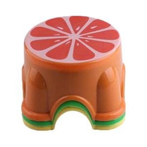 Limitless 2pack Plastic Fruit Shaped Stool For Kids, Cute Cartoon Foot Washing Short Stool Stable Stool for Elementary School Safe Stool for Kindergarten Child, Red