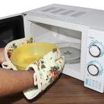 Limitless 2Pairs Pack Microwave Gloves Heat-Resistant, Oven Gloves Sets with Soft Lining Good Grip for Kitchen Baking Cooking, Protect Your Hands with Comfort & Ease (MULTI-COLOR-2Pairs)