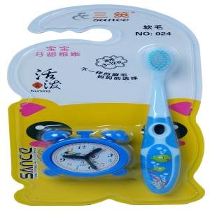 Limitless Alarm Clock Children'S Toothbrush, Compact Travel Toothbrush with Case – Your On-the-Go Dental Care Solution, Advanced Complete Protection Brush with Soft Bristles (BLUE, One Size)