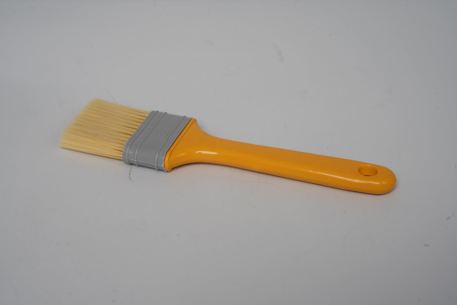 Limitless 2PC Barbecue Brushes, BBQ Grill Brush for Outdoor Grill, Brush for Cooking,Natural Bristle Cooking Brush for Oil Sauce,Non-Shedding Pastry Brush for Baking (YELLOW & WHITE- 2PC)