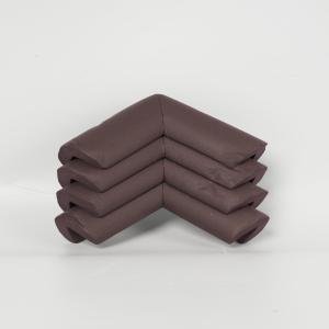 4PC Child Safety Corner Protectors, Thickened Anti-Collision Table Edge Bumpers Brown