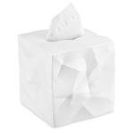 Essey Desgin Tissue Box - Wipy Cube I - Modern White 13 x 13 x 13 cm Weiss, White