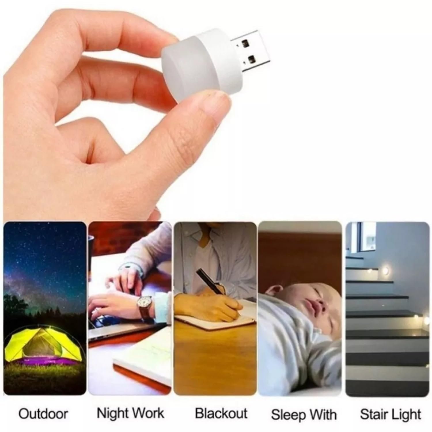 Limitless USB Lights By Night, Led Plug In Bulbs Night Light, Stylish And Convenient Mini Night Light, Ideal For Bathroom, Bedroom, Nursery, Hallway.