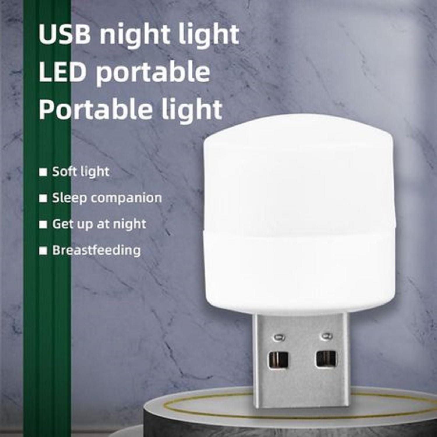 Limitless USB Lights By Night, Led Plug In Bulbs Night Light, Stylish And Convenient Mini Night Light, Ideal For Bathroom, Bedroom, Nursery, Hallway.