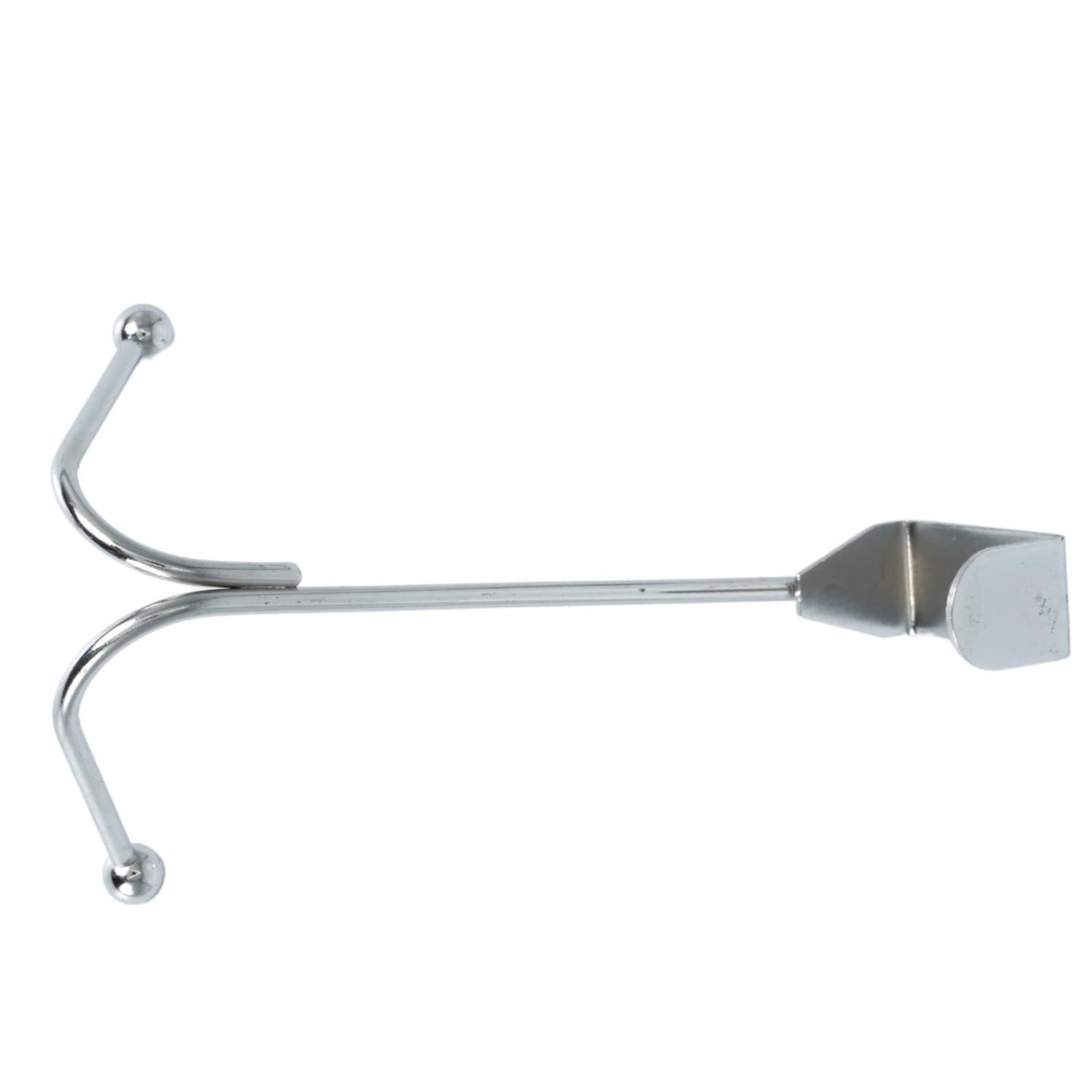 Limitless Over Door Hooks Stainless Steel Over Door Coat Towel Hanger, Multi-Purpose Double Hook Clothes Hook for Robe Towel Hat Over The Door Hook Hanger, 2PC