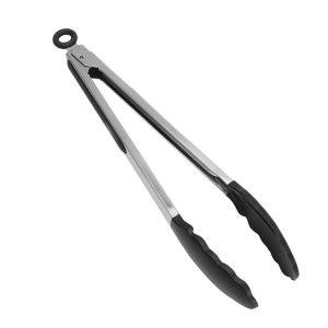 Limitless Kitchen Tongs 12 Inch, Premium Stainless Steel Cooking Tongs with Non-Stick Silicone Tips, Grilling Locking Barbecue Tongs, Heat Resistant BPA-Free Food Tongs Salad Pasta Serving Tongs