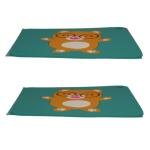 Limitless Animal Silicone Heat Insulation Pad, Kitchen Heat Resistant Mat Silicone Pot Holders for Hot Pot and Pans,Cute Kitchen Accessories (2PC) (DARK GREEN)