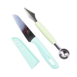 Limitless Fruit Carving Tools With Knife Baller Scoop Stacks Spoon, Stainless Steel
