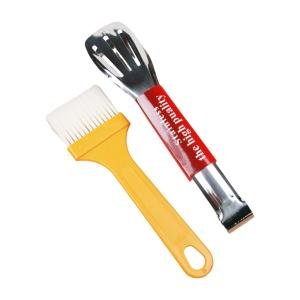 Limitless Kitchen Food Clip and Brush Set - Marinating and Basting Brush For BBQ