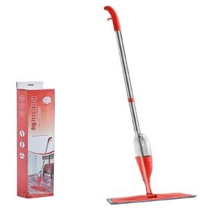 Microfiber Spray Mop, Flat Floor Mop with Refillable 350ML Bottle and Washable