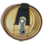 Limitless Leather Sleeve Bamboo Straw Cup with Lid –Glass Cup with Leather Protective Sleeve, Reusable Cup for Straw and Direct Drinking Mouth Dual Use (Brown)