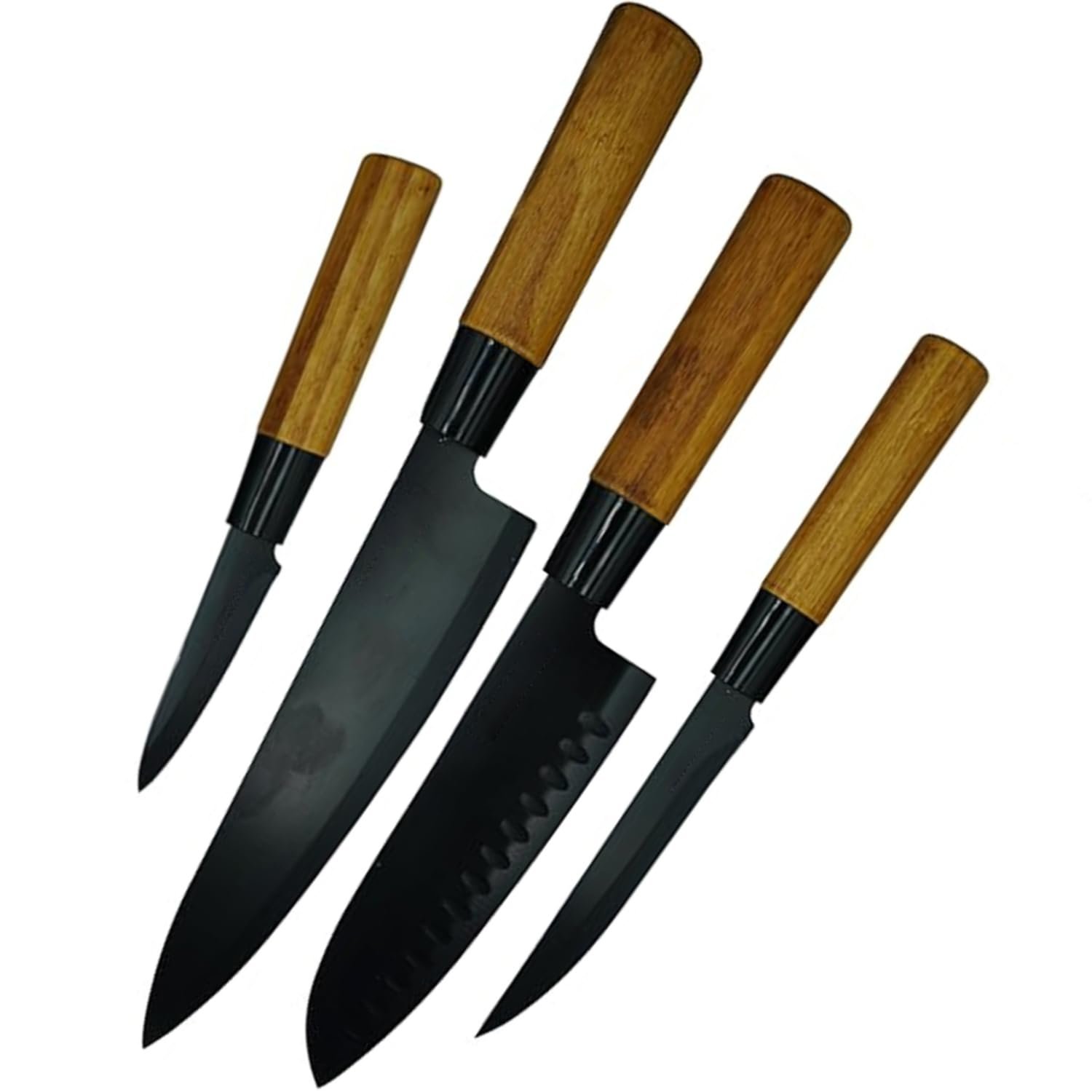 Limitless 4-Piece Chef's Knife Set for Kitchen Precision Cutting Culinary Masterpieces - Premium Stainless Steel Blades For Cutting, Slicing, Chopping, And Dicing Meat/Vegetables/Fruits