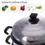 3-Layer Stainless Steel Steamer Pot 30cm,900ml Includes Cooking Pot, Steamer Set for All Cooking Surfaces