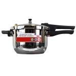 Limitless 4 Ltr Pressure Cooker Stainless Steel Lightweight & Durable Cooker with Lid, Cool Handle & Safety Valves