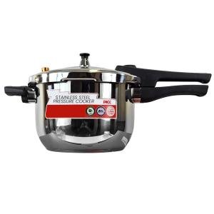 Limitless 4 Ltr Pressure Cooker Stainless Steel Lightweight & Durable Cooker with Lid, Cool Handle & Safety Valves