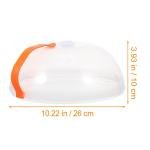 Limitless 1PC Microwave Plate Cover Anti-Splatter Microwave Food Covers with Handle and Steam Vent Holes, House Essentials for New Home Gifts, Food-Grade PP Material