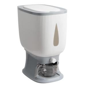 Rice Dispenser & Food Storage Container with Sealed Lid for Rice Cereal Beans