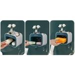 Wall Mounted Soap Holder, Self-Adhesive for Bathroom Storage and Organization, Grey