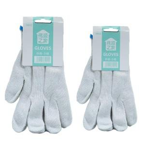 Limitless, 2 Pair Pure Cotton Labor Gloves, Work Gloves, Unisex, 100% Cotton, Durable & Comfortable, One Size Fits All, White, Ideal for All-Day Use and Various Tasks, White