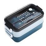 Limitless Lunch Box 1050ml with Sticks, Fork and Spoon,3 Compartments, For Outdoor