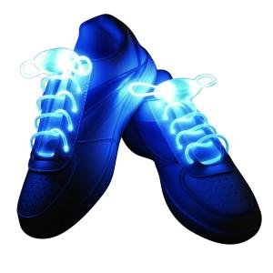 Colorful LED Flash Light-Up Shoelaces for Party Disco, 7 Color Modes, Glow Strap