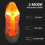 Colorful LED Flash Light-Up Shoelaces for Party Disco, 7 Color Modes, Glow Strap