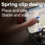 Remax Mena Car Dashboard Phone Holder, 360 Free Rotation, Car Phone Mount Interior Accessories, Spring Clip design, For Automotive